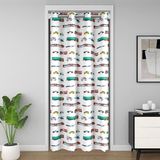 Merkloos / Sans marque Bol Deur Gordijn - Privacy Gordijn Kamerverdeler - Kamer Decoratie - 30-50% Lichtblokkering - 150x203 cm - Multicolor