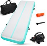NEOLYMP Opblaasbare Turnmat - Trainingsmat 3m - Gymnastiekmat voor Kinderen en Volwassenen - Mintgroen