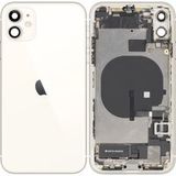 Apple iPhone 11 Batterijklep, Met Middenbehuizing, Complete Onderdelen, Wit, Premium Swap