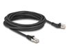 Delock 80625 Netwerkkabel Zwart 5 m Cat6a S/FTP Rond