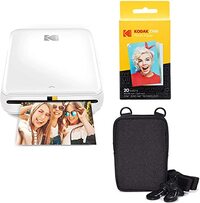 Kodak Stap Instant Printer Bluetooth/NFC draadloze fotoprinter met ZINK-technologie (Wit) Reis kit