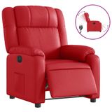 vidaXL Accent Chair Red Faux Leather