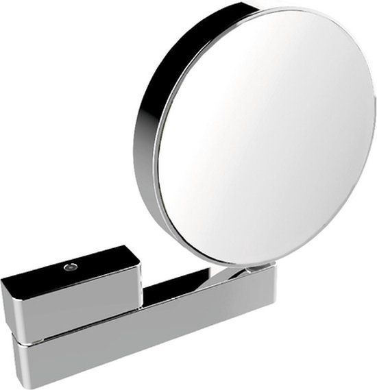 Emco Prime scheerspiegel - Ø20.2cm - 3x & 7x vergroting - chroom