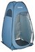 VEVOR Pop-up douchetent, instant opklapbare privacytent voor omkleedruimte, met grondpennen, touwen en draagtas. Gemaakt van 190T polyester met zilveren coating, snelle opstelling, geschikt voor kamperen, strand, vissen. Kleur: blauw
