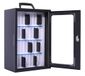 Pavo – Premium Smartphonekast, Veilige opbergkast voor 36 telefoons met transparante deur en sleutel slot, Afmetingen: 44 × 29 × 20 cm – 8024896