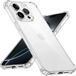Techsuit Hoesje geschikt voor Apple iPhone 16 Pro - Shockproof Silicone Back Cover - Transparant