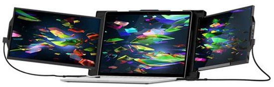 Mobile Pixels Trio Max 2.0 - 14 inch - Full HD - Tri-screen - Zwart