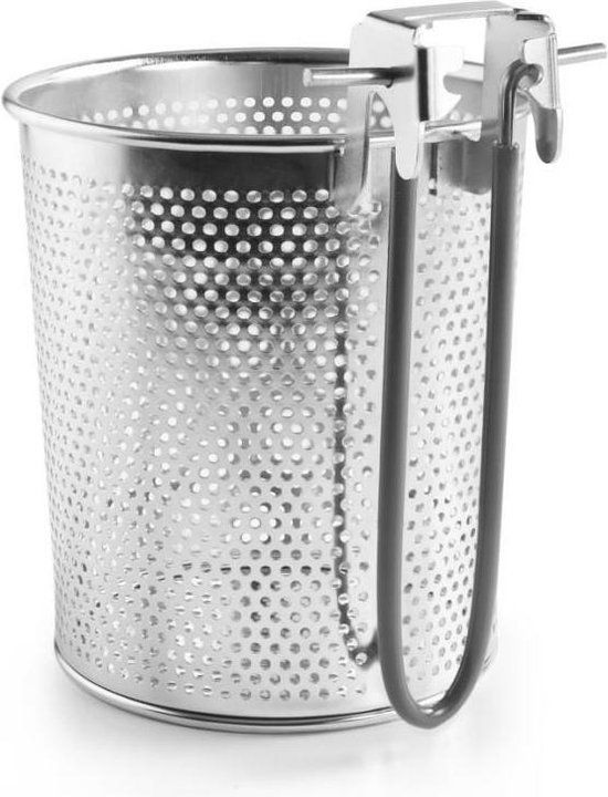 Ibili Pasta/asperge inzet RVS - 12 cm - 17 cm - Zilver