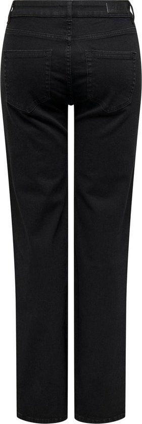 ONLY ONLBLUSH MID STRAIGHT DNM REA2343 N 15330777 Black Jeans - W28 X L32
