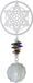 Art Bizniz Windspinner Magic Mandala 40 Cm Glas Zilver