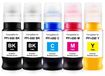 Cartouches d'encre pigmentée de remplacement pour imprimantes (5 pièces)