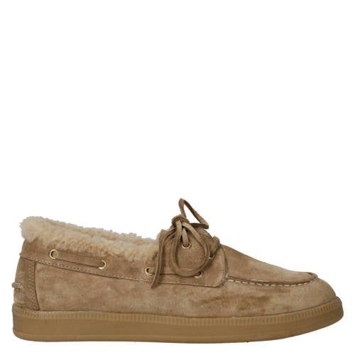 Babouche Liona-2 suède bootschoenen - camel