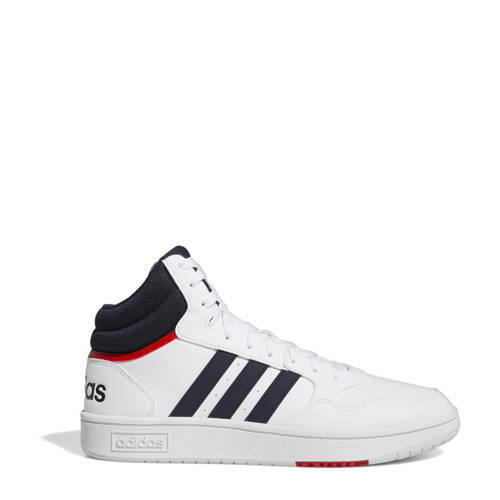 adidas adidas Sportswear Hoops 3.0 sneakers wit/donkerblauw/rood