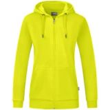 Jako Organic Jas Met Kap Dames - Lime | Maat: 46