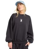 Billabong So Sunny Kendal Crew Fleece Trui, zwart, XS