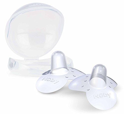 Nuby Nûby siliconen tepels - 2 stuks - incl. doosje