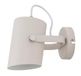 WatioWave Wandlamp, E27, stoffen kabel, wit