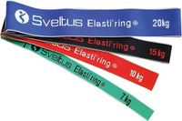 Sveltus Elasti'ring Set van 4 stuks elastische banden, multicolor