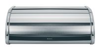 Brabantia Roll Top Bread Bin - Matt Steel - Rectangular