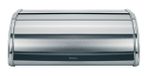 Brabantia Roll Top Bread Bin - Matt Steel - Rectangular
