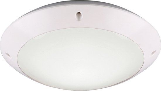 REALITY CAMARO Plafondlamp - Wit - IP54 - E27 - Ø26cm