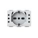 4Box USB inbouwstopcontact P503 compatibel met Bticino® LivingLight™ wit