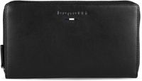bugatti Romeo Ladies Long Zip Wallet Black zwart