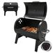 Omgoods - Grill au charbon de bois avec thermomètre intégré