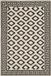 Safavieh Vloerkleed Wilton Dhurrie Wol Handgemaakt Ivoorkleurig 122 x 183 cm