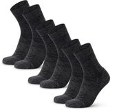 DANISH ENDURANCE Wandelsokken - Lichte Merino Wol Sokken met Blaarbescherming - Unisex - 3 Paar - Maat 43-47