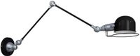 Mexlite Wandlamp Davin 7656ZW Zwart