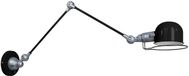 Mexlite Wandlamp Davin 7656ZW Zwart
