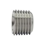 Sluitschroef, RIEGLER Sluitschroef, binnenzeskant, zonder band, R 3/8, SW 8, roestvrij staal 1.4571, werkdruk max. 60 bar, bedrijfstemperatuur. Maximale 150 °C.