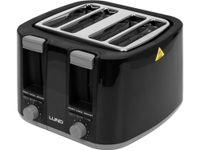 LUND Grille-pain 67501 - 1500W - 4 tranches - 7 niveaux de chauffe