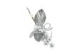 Nataluna L. TYL21-121 glittertak 22 cm zilver, zoals afgebeeld