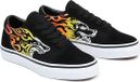 Vans Old Skool FEROCIOUS FLAME RACING RED/BLACK Baskets basses Hommes Taille 38