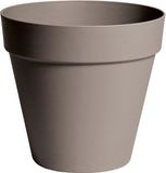 Mega Collections Plantenpot - Kunststof - Taupe Bruin - Binnen/Buiten - D39xH35 cm