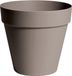 Mega Collections Plantenpot - Kunststof - Taupe Bruin - Binnen/Buiten - D39xH35 cm