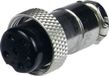 Cliff FC684212 Miniatuur-DIN-connector Bus, recht Aantal polen: 2 Zilver 1 stuk(s)