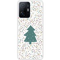 Xiaomi Beschermende siliconen case compatibel met Xiaomi Mi 11T 5G, Xiaomi Mi 11T Pro 5G kerstboom