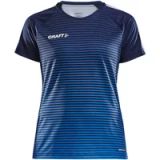 Craft Pro Control Stripe Shirt Korte Mouw Dames - Marine / Royal