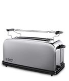 Russell Hobbs Adventure Long Slot Broodrooster - 4 snedes - Zwart/RVS