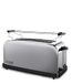 Russell Hobbs Adventure Grille-pain à fentes longues - 4 tranches - Noir/Inox