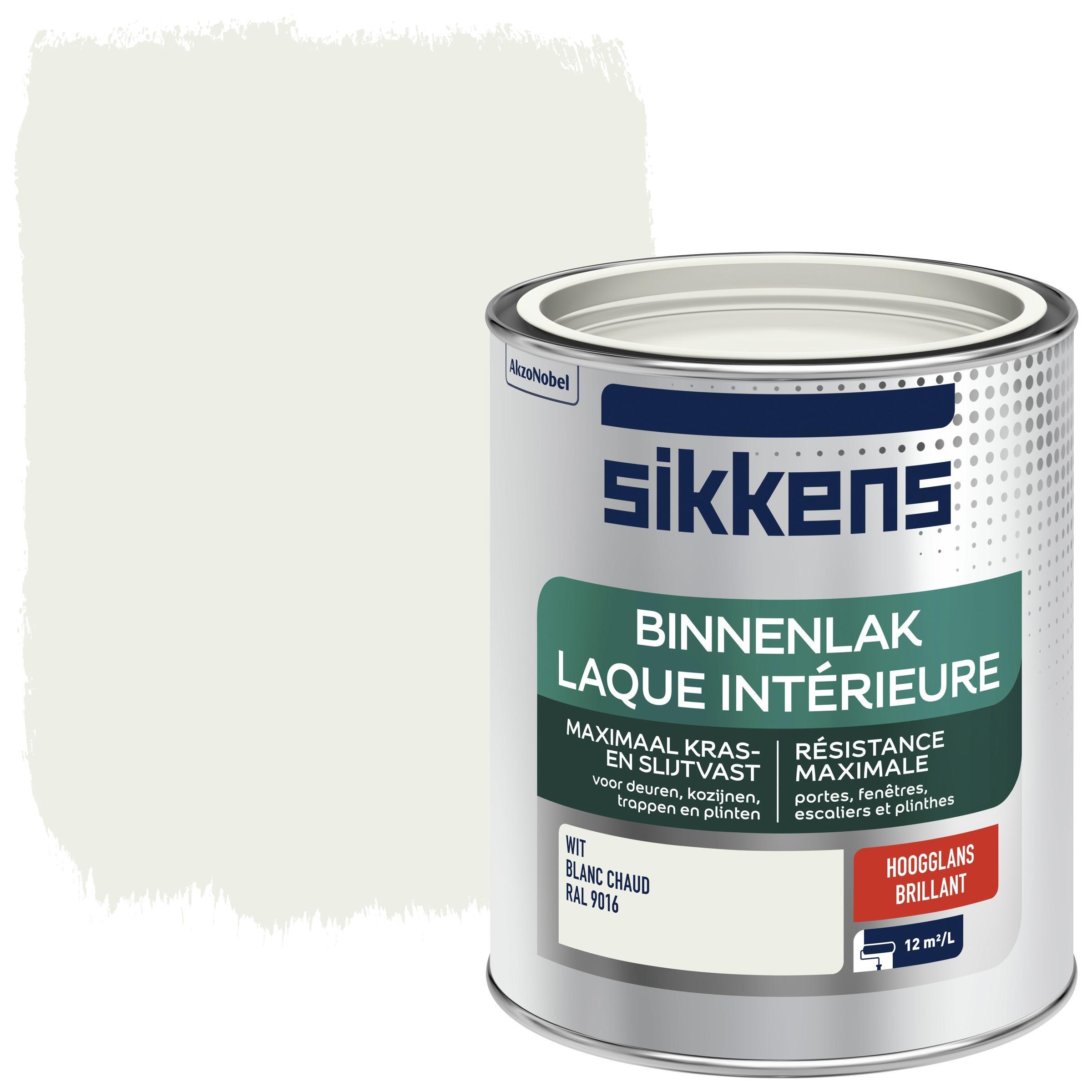 Sikkens binnenlak RAL 9016 hoogglans 750 ml