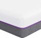 Matelas à mémoire de forme Medium 70 x 200 cm Blanc et Gris