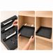 Merkloos Relaxdays Lade organizer - set van 2 - uitschuifbaar - 31-52 cm - zwart