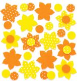 Baker Ross Vilten narcissenstickers (80 stuks)