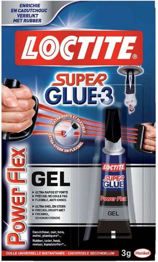 Loctite Powerflex Gel Secondenlijm - 12 x 3g