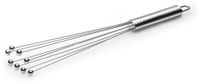 THERMOHAUSER Garde (roestvrij staal), 35,0 cm lang, met metalen handvat en hanger, 8 draden, zilver