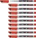 STABILO Write-4-all, permanente marker, medium, doos 10 stuks, rood